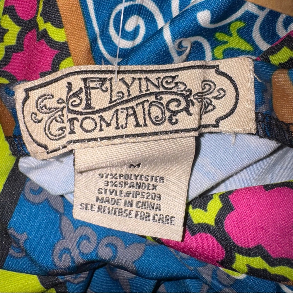 Flying Tomato Multicolor Patterned Wideleg Pants … - image 3